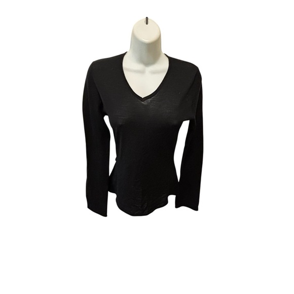 Smartwool V Neck Merino Wool Lightweight Sweater Sz S Base Layer Long Sleeve - Picture 1 of 6